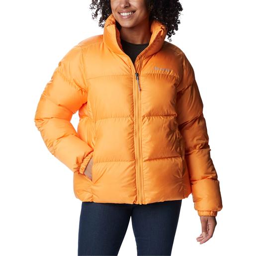 Columbia - piumino isolante - puffect™ jacket sunset peach per donne in pelle - taglia xs, s, m, l - arancione