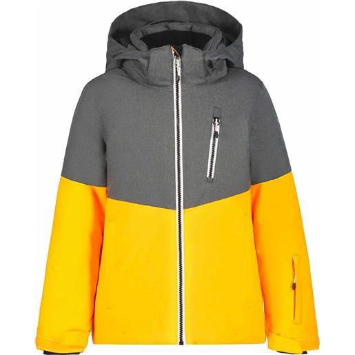 Icepeak - giacca da sci - lanett jr albicocca in silicone - taglia bambino 128 cm, 152 cm - arancione