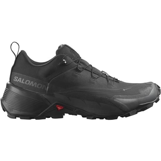 Salomon - scarpe per trekking di un giorno - cross hike gtx 2 black/black/magnet per uomo - taglia 6,5 uk, 7 uk, 7,5 uk, 8 uk, 8,5 uk, 9 uk, 9,5 uk, 10 uk, 10,5 uk, 11 uk, 11,5 uk, 12 uk - nero