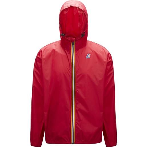 K-Way - giacca a vento - le vrai 3.0 claude red cherry per uomo in nylon - taglia m, l, xl - rosso