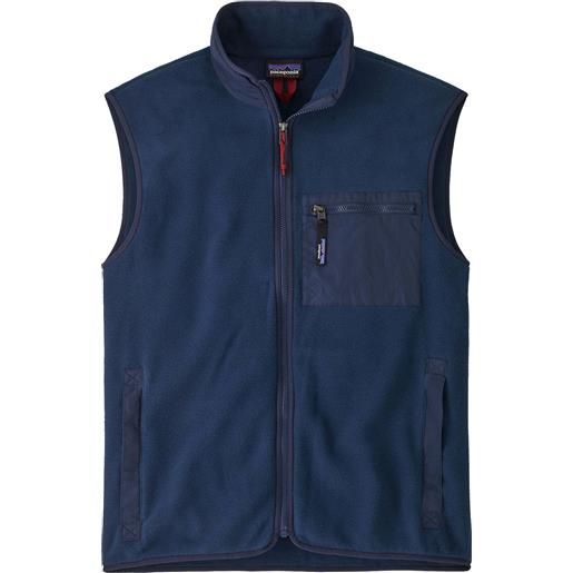 Patagonia - giacca di pile smanicata - m's synch vest new navy per uomo - taglia xs, s - blu navy