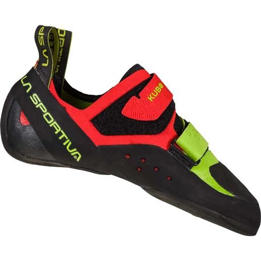 La Sportiva - scarpette da arrampicata - kubo goji/neon per uomo - taglia 40.5,41,41.5,42.5 - rosso