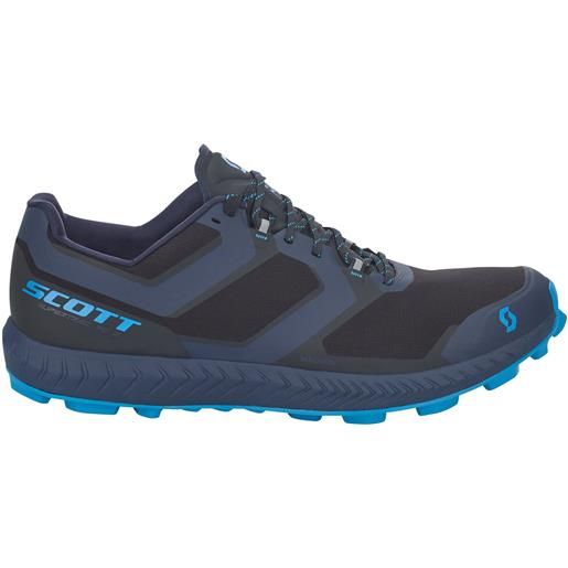 Scott - scarpe da trail running - supertrac rc 2 black/midnight blue per uomo - taglia 7,5 us, 8 us, 8,5 us, 9 us, 9,5 us, 10 us, 10,5 us, 11 us, 11,5 us, 12 us - nero