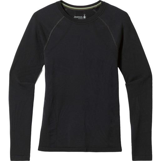 Smartwool - maglia termica in lana merino - women's intraknit active base layer long black per donne - taglia s, l - nero