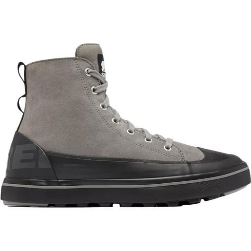 Sorel - scarpe impermeabili e isolanti - cheyanne™ metro ii sneak wp quarry black per uomo in pelle - taglia 8 us, 9,5 us, 11,5 us - grigio