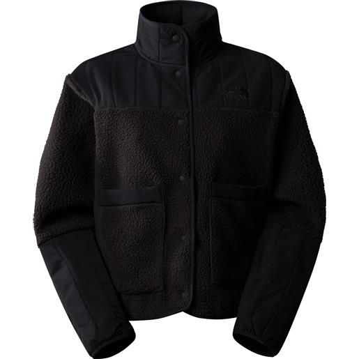 The North Face - giacca di pile calda - w cragmont fleece jacket tnf black per donne - taglia xs, s, m, l - nero