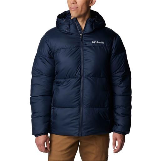 Columbia - piumino isolante con cappuccio - puffect™ hooded jacket collegiate navy per uomo - taglia s, m, l, xl - blu navy