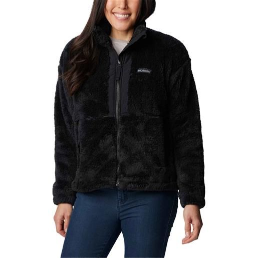 Columbia - giacca di pile in sherpa - boundless discovery™ sherpa fz black per donne - taglia s, m - nero