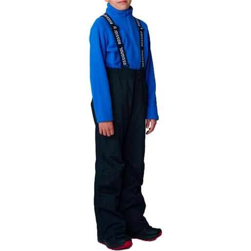 Rossignol - salopette da sci - boy zip pant black in pelle - taglia bambino 10a, 12a, 14a - nero