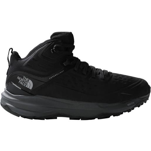 The North Face - scarpe da trekking alte leggere e robuste - m vectiv exploris 2 mid futurelight lthr black/vanadis grey per uomo - taglia 7,5 us, 8 us, 8,5 us, 9 us, 9,5 us, 10 us, 10,5 us, 11 us, 11,5 us - nero