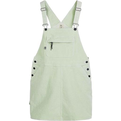 Picture Organic Clothing - vestito salopette - nevella dress bok choy per donne - taglia xs, s, m - verde