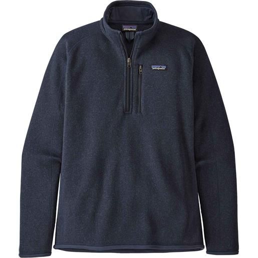 Patagonia - pull-over zip 1/4 - m's better sweater 1/4 zip new navy per uomo - taglia s, l, xl, xxl - blu navy