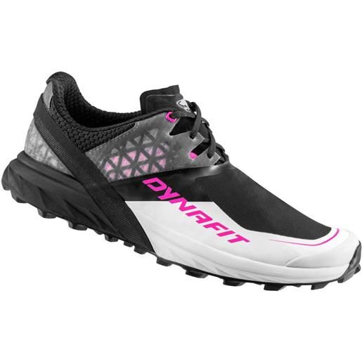 Dynafit - scarpe da trail running - alpine dna w black out/pink glo per donne - taglia 5,5 uk, 6 uk - nero