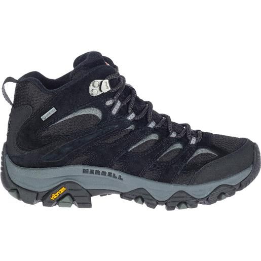 Merrell - scarpe trekking di un giorno - moab 3 mid gtx black/grey per donne - taglia 37,37.5,38,38.5,39,40,40.5,41 - nero