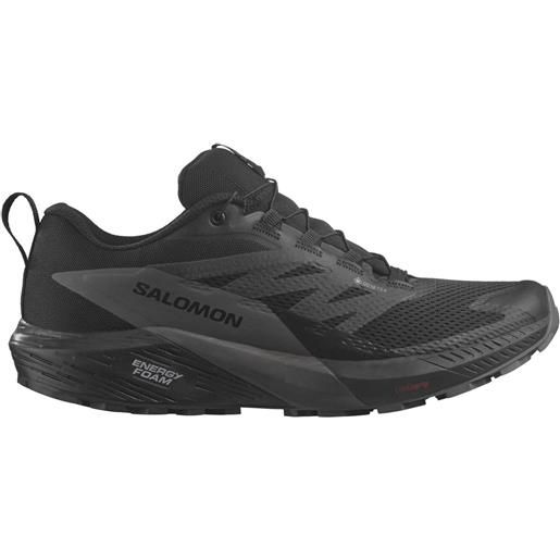 Salomon - scarpe da trail/running - sense ride 5 gtx black/magnet/black per uomo - taglia 7 uk, 7,5 uk, 9,5 uk, 10 uk, 11 uk - nero