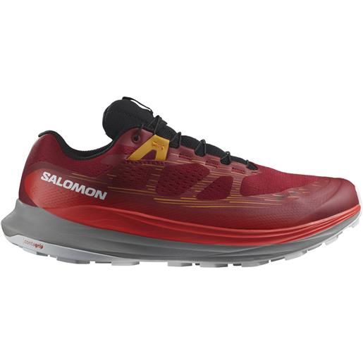 Salomon - scarpe da trail running - ultra glide 2 gtx biking red/frost gray/turmeric per uomo - taglia 6,5 uk, 7 uk, 7,5 uk, 8 uk, 8,5 uk, 10 uk, 10,5 uk, 11,5 uk - rosso