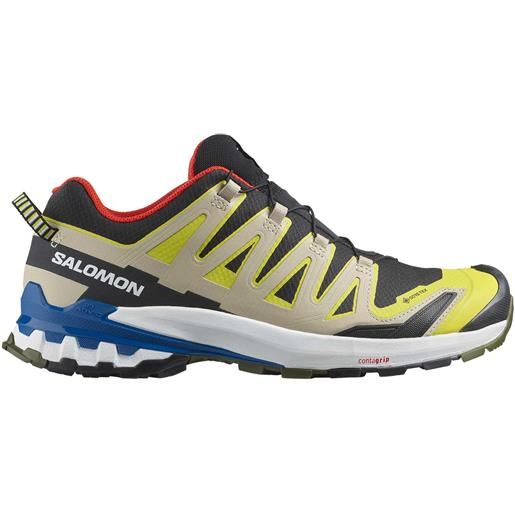 Salomon - scarpe da trail running - xa pro 3d v9 gtx black/buttercup/lapis blue per uomo - taglia 6,5 uk, 7 uk, 7,5 uk, 8 uk, 8,5 uk, 9 uk, 9,5 uk, 10 uk, 10,5 uk, 11,5 uk, 12 uk - giallo