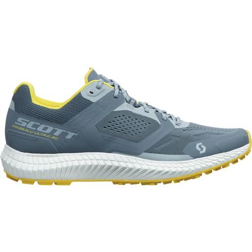 Scott - scarpe da trail - w's kinabalu ultra rc bering blue/sulfur yellow per donne - taglia 38,38.5,39,40,40.5 - blu
