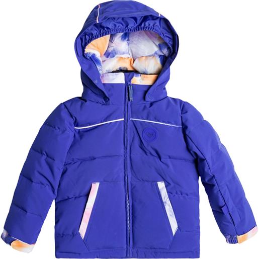 Roxy - giacca tecnica impermeabile e traspirante - heidi snow jacket bluing - taglia bambino 2a, 3a, 4-5 a
