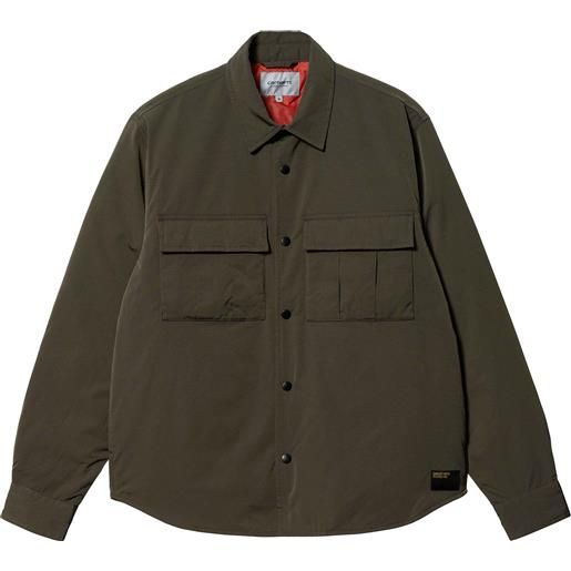 Carhartt - camicia spessa - fresno shirt jac cypress per uomo in nylon - taglia m, l, xl - kaki