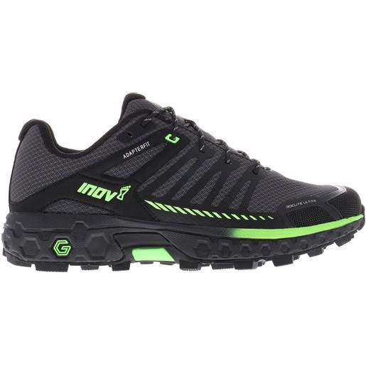 Inov 8 - scarpe da trail-running - roclite ultra g 320 black/green per uomo - taglia 41.5,42,42.5 - nero