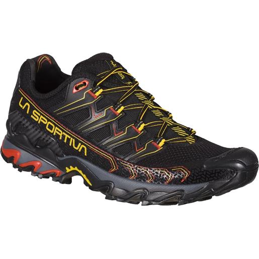 La Sportiva - scarpe da trail - ultra raptor ii black/yellow per uomo - taglia 46.5,48.5 - nero