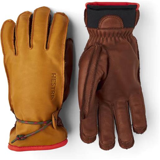Hestra - guanti da sci in pelle - glove wakayama new cork / brown in pelle - taglia 7,8,9,10,11 - marrone
