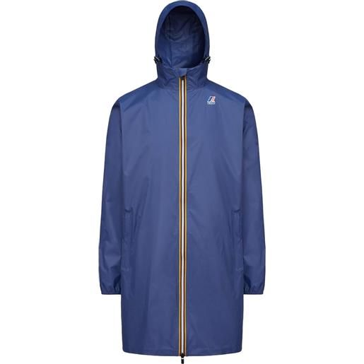 K-Way - giacca a vento impermeabile - le vrai 3.0 eiffel blue indigo per uomo in nylon - taglia xs, m