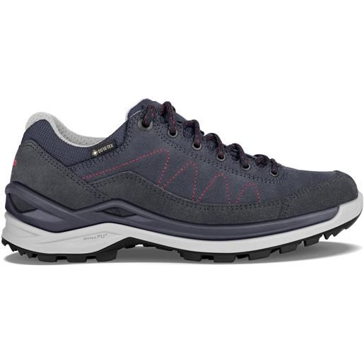 Lowa - scarpe per trekking di un giorno - toro pro gtx lo ws navy / redwood per donne - taglia 4,5 uk, 5 uk, 5,5 uk, 6 uk - blu navy