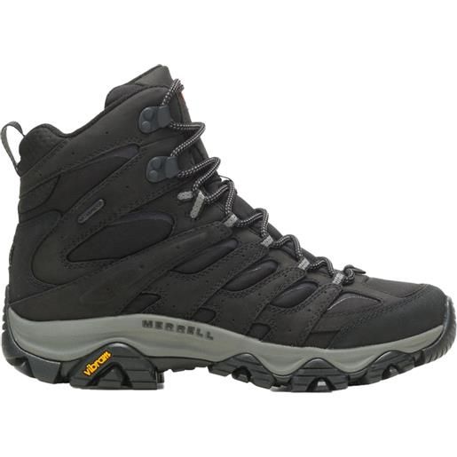 Merrell - scarpe per trekking di un giorno - moab 3 apex mid wp black per uomo in pelle - taglia 41.5,43.5,44,44.5 - nero