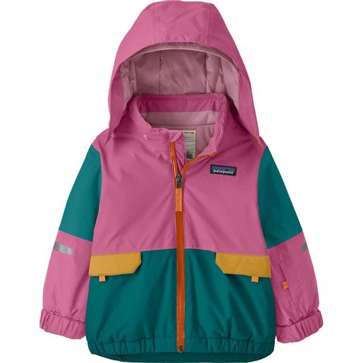 Patagonia - giacca da sci - baby snow pile jkt marble pink - taglia bambino 2a - rosa