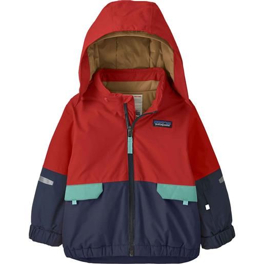 Patagonia - giacca da sci - baby snow pile jkt touring red - taglia bambino 2a, 3a - rosso