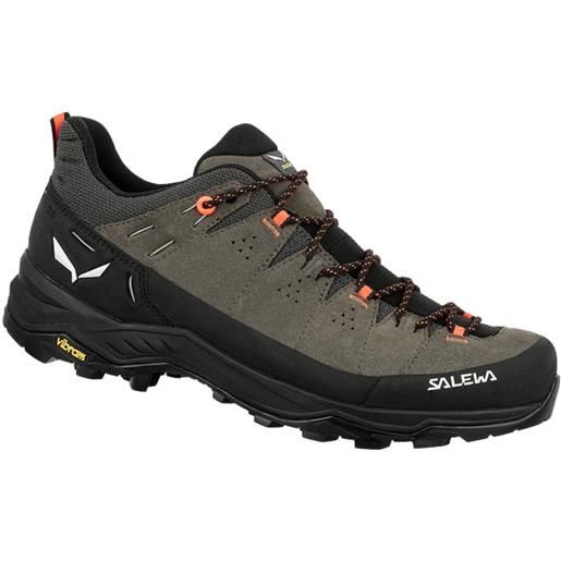 Salewa - scarpe da avvicinamento - alp trainer 2 m bungee cord/black per uomo - taglia 9 uk, 11 uk - marrone