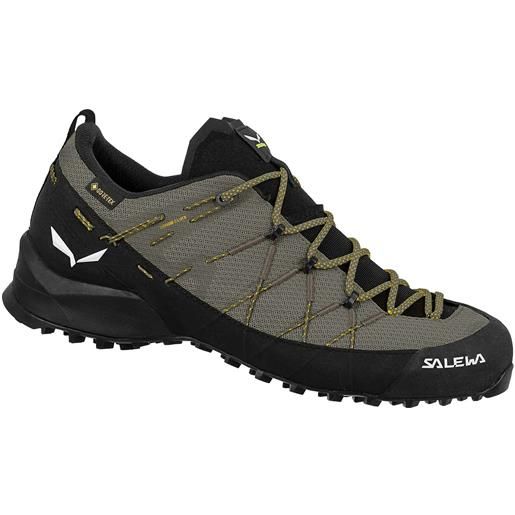 Salewa - scarpe da avvicinamento - wildfire 2 gtx m bungee cord/black per uomo - taglia 7,5 uk, 8 uk, 8,5 uk, 9 uk, 9,5 uk, 10 uk, 10,5 uk, 11 uk - grigio