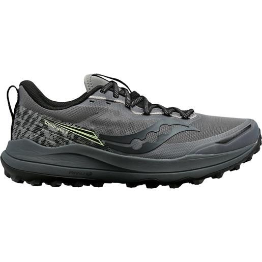 Saucony - chaussures de trail - xodus ultra 2 gravel / black per donne - taglia 44.5 - grigio