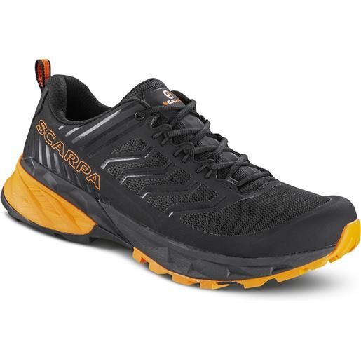 Scarpa - scarpe da trail-running - rush black orange per uomo - taglia 41.5 - nero