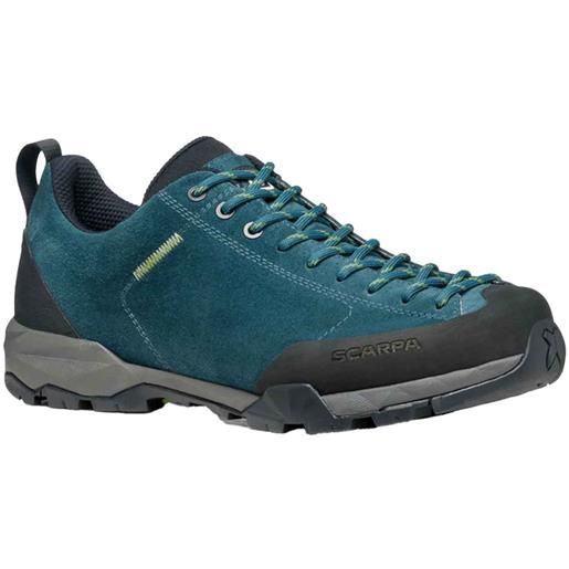 Scarpa - scarpe da trekking in giornata - mojito trail petrol light green per uomo in pelle - taglia 40.5,41.5,42,42.5,43,43.5,44,44.5,45,45.5,46 - blu