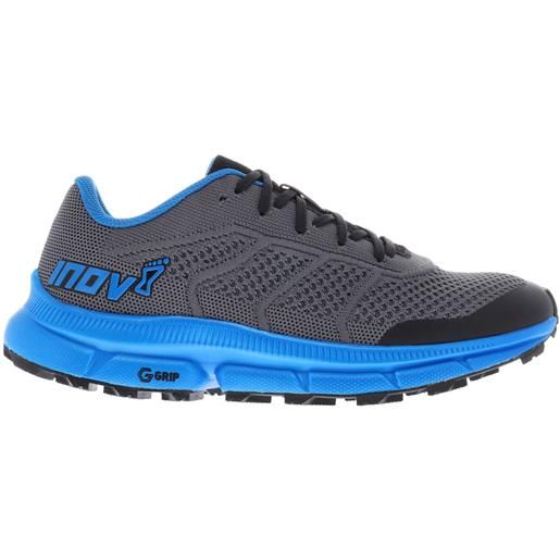 Inov 8 - scarpe da trail running - trailfly ultra g 280 m grey/blue per uomo - taglia 41.5,42,42.5,44,44.5 - grigio