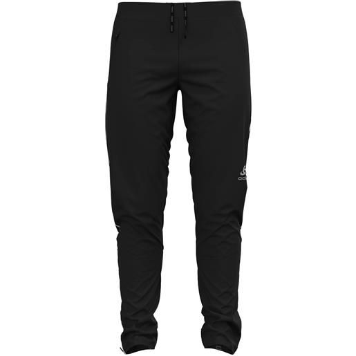 Odlo - pantaloni da sci di fondo - pants engvik black - Odlo concrete grey per uomo - taglia s, m, l, xl, xxl - nero