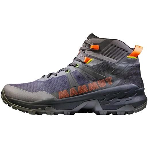 Mammut - scarpe multi-attività - sertig ii mid gtx® men dark titanium/vibrant orange per uomo - taglia 7,5 uk, 8 uk, 8,5 uk, 11,5 uk - nero