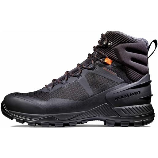 Mammut - scarpe da trekking - blackfin iii mid dt men black/black per uomo - taglia 8 uk, 8,5 uk, 9,5 uk, 10 uk, 11 uk, 11,5 uk - nero