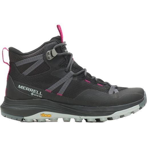 Merrell - scarpe trekking di un giorno - siren 4 mid gtx black per donne - taglia 37,37.5,38.5,40,40.5 - nero