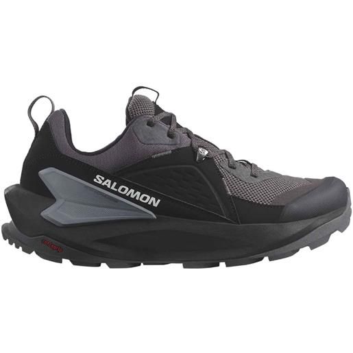 Salomon - scarpe da trekking - elixir gtx black/magnet/quiet shade per uomo - taglia 6,5 uk, 7 uk, 7,5 uk, 8 uk, 8,5 uk, 9 uk, 9,5 uk, 10 uk, 10,5 uk, 11 uk - grigio