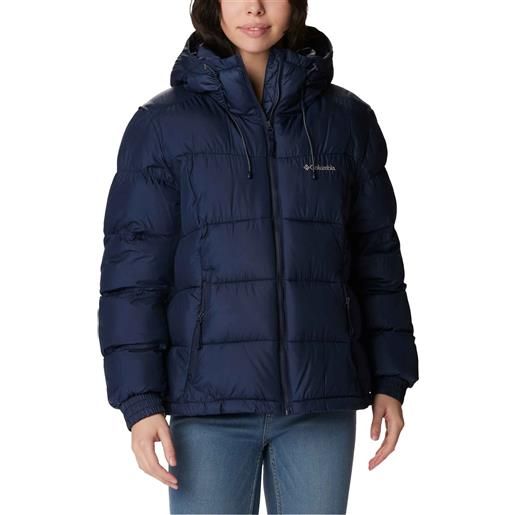 Columbia - piumino caldo con cappuccio - pike lake™ ii insulated jacket dark nocturnal per donne in poliestere riciclato - taglia xs, l - blu navy
