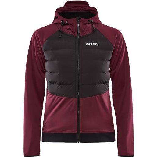 Craft - giacca da sci nordico - adv pursuit thermal jacket w punsch black per donne - taglia xs, s, l - bordeaux