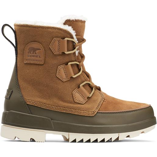 Sorel - scarponcini doposci impermeabili - torino ii w velvet tan/olive green per donne in pelle - taglia 6 us, 6,5 us, 7 us, 7,5 us, 5 us - marrone