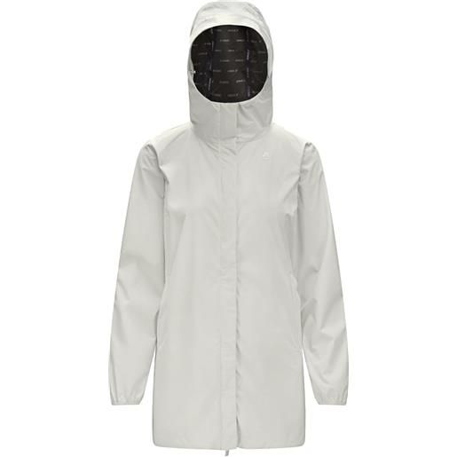 K-Way - giacca a vento impermeabile - sophie stretch dot beige per donne in pelle - taglia s, m, l, xl