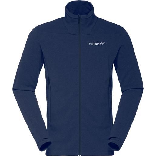 Norrona - pile in polartec - falketind warm1 jacket (m) indigo night per uomo - taglia s, m, l, xl - blu navy