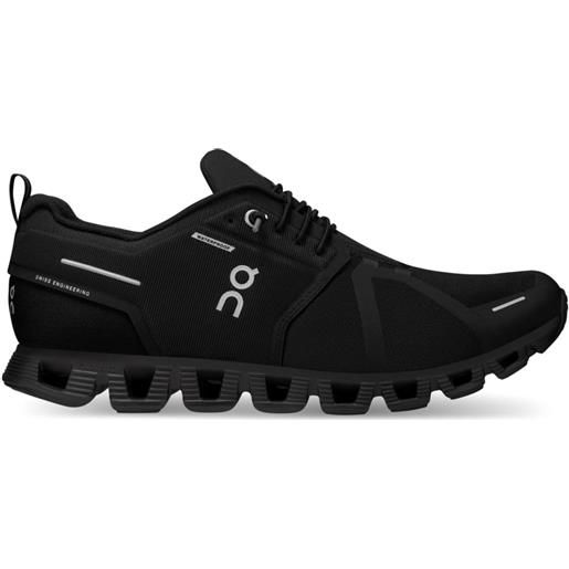 On - scarpe lifestyle - cloud 5 waterproof m all black per uomo - taglia 8 us, 8,5 us, 9 us, 10 us, 10,5 us, 11 us - nero