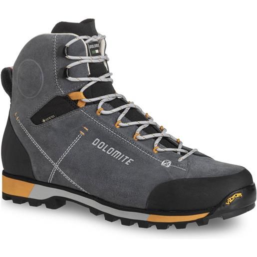 Dolomite - scarpe da trekking - m's cinquantaquattro hike evo gtx gunmetal grey per uomo in pelle - taglia 7,5 uk, 9,5 uk, 10 uk, 10,5 uk - grigio